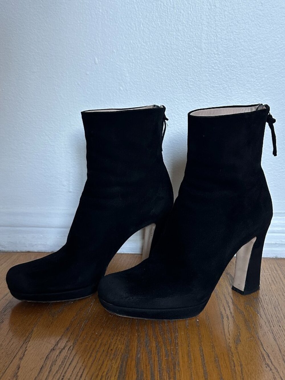 Miu Miu Velvet Boots